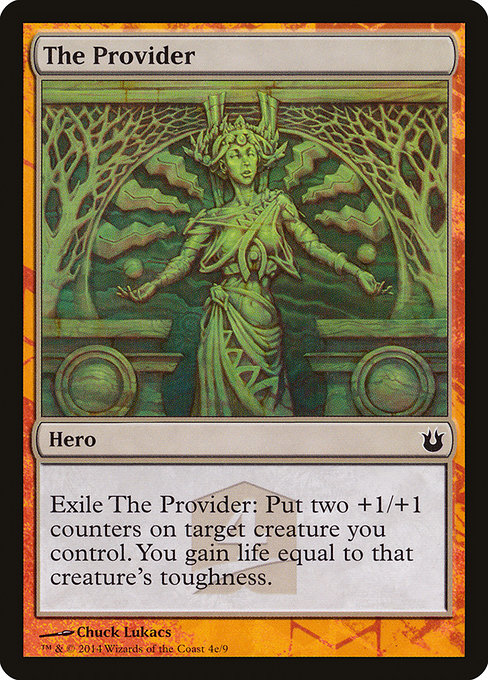 The Provider highlighted card art