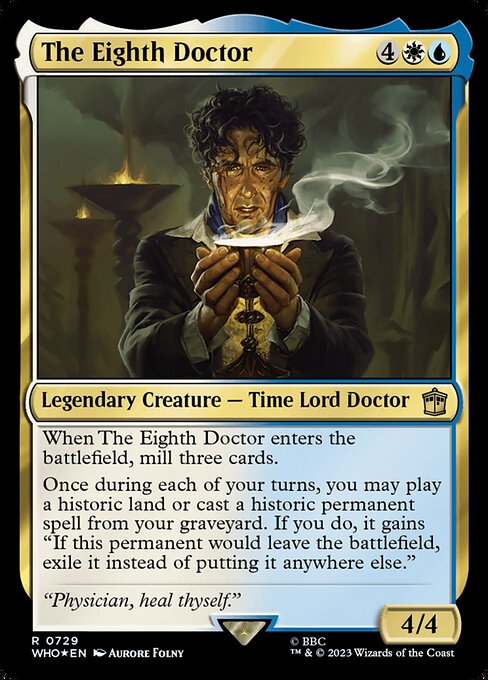 The Eighth Doctor from Doctor Who