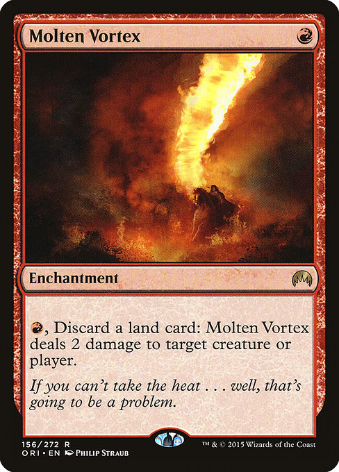 Molten Vortex highlighted card art