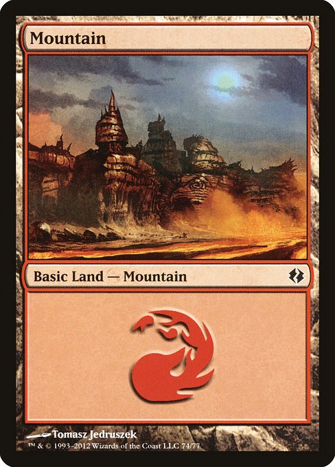 Mountain from Duel Decks: Venser vs. Koth