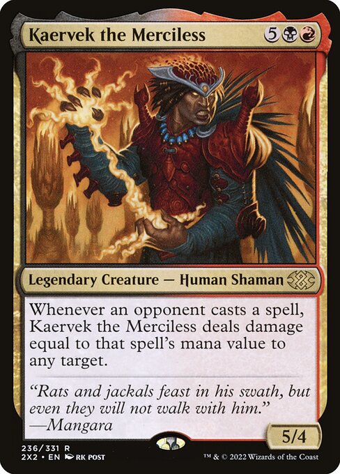 Kaervek the Merciless from Double Masters 2022