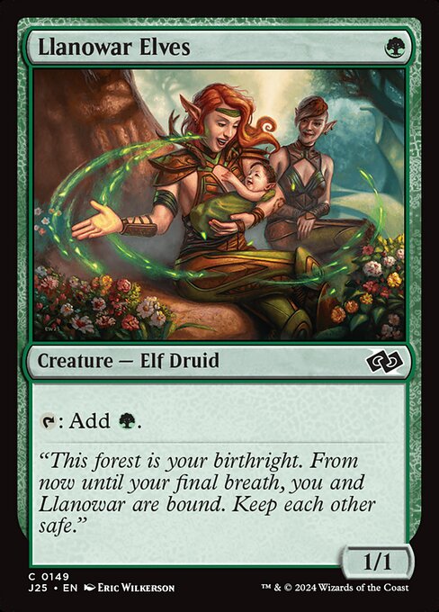 Llanowar Elves from Foundations Jumpstart