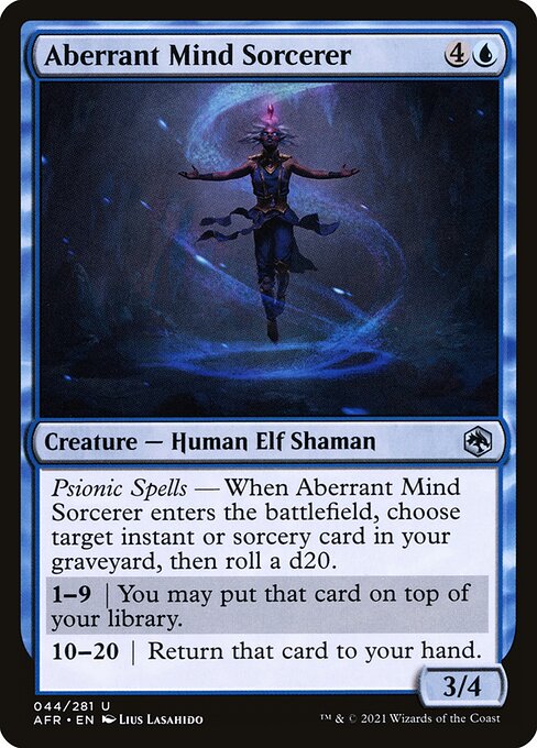 Aberrant Mind Sorcerer highlighted card art