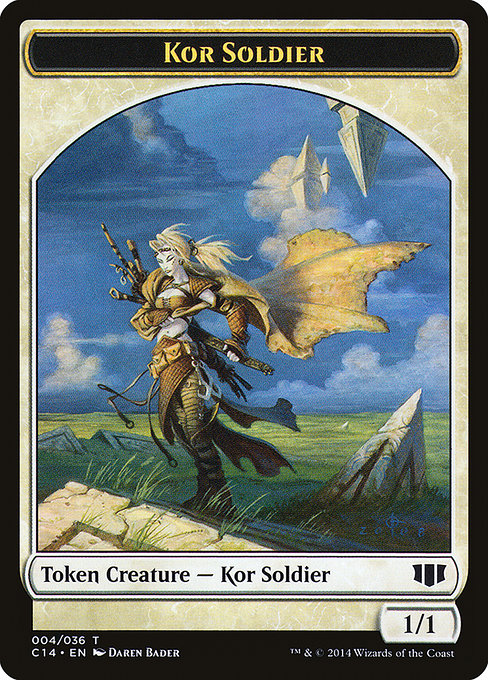 Kor Soldier from Commander 2014 Tokens