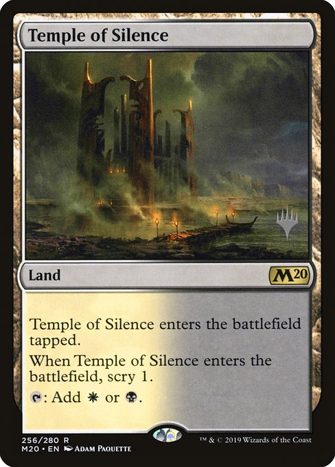 Temple of Silence from Core Set 2020 Promos