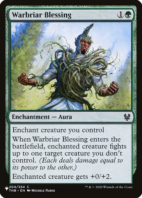 Warbriar Blessing from The List