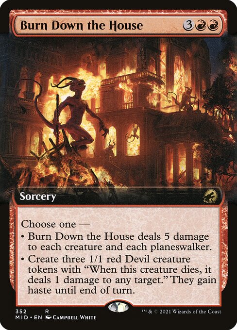 Burn Down the House from Innistrad: Midnight Hunt