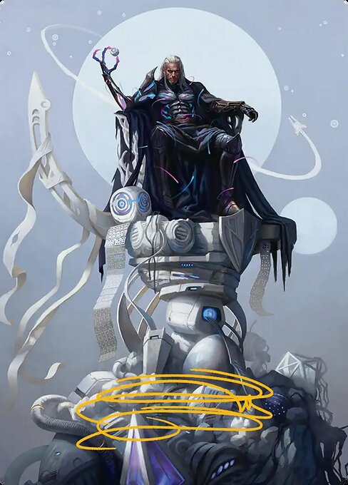 Tezzeret, Cruel Captain // Tezzeret, Cruel Captain from Edge of Eternities Art Series