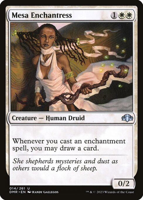 Mesa Enchantress from Dominaria Remastered