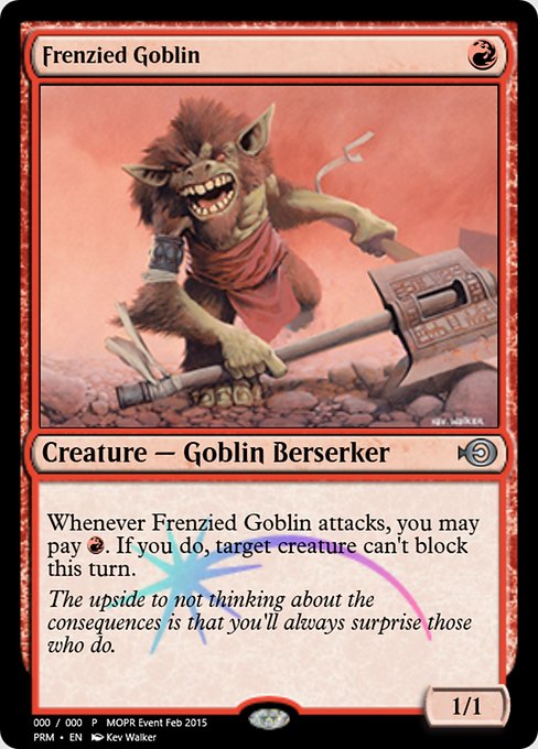 Frenzied Goblin from Magic Online Promos