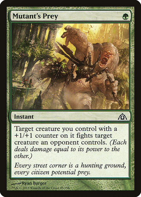 Mutant's Prey highlighted card art