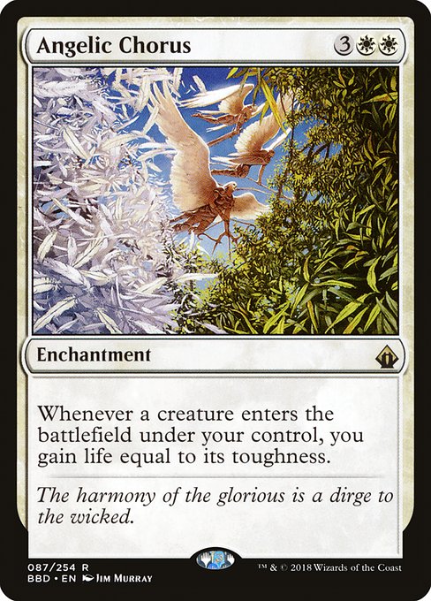 Angelic Chorus highlighted card art