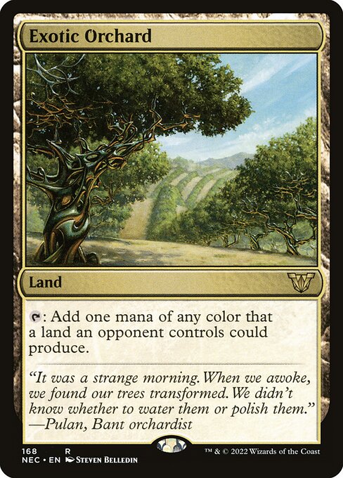 Exotic Orchard from Neon Dynasty Commander
