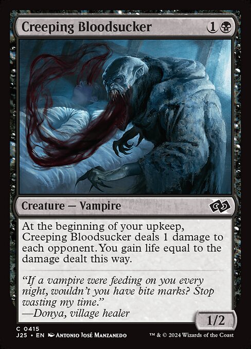 Creeping Bloodsucker highlighted card art