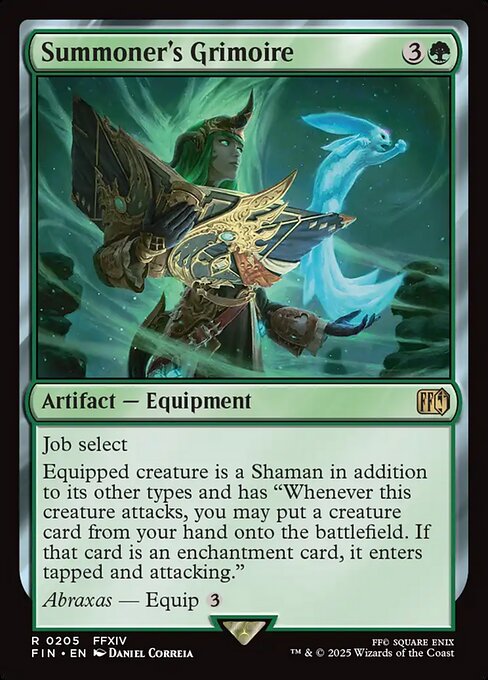 Summoner's Grimoire highlighted card art