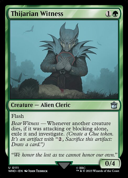 Thijarian Witness highlighted card art