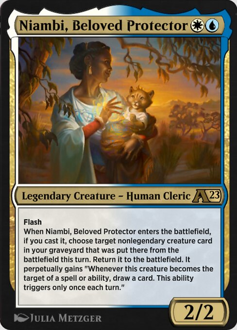 Niambi, Beloved Protector highlighted card art