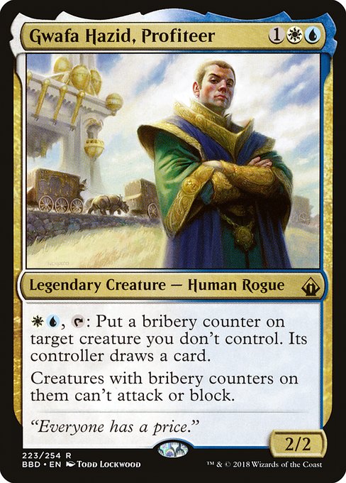 Gwafa Hazid, Profiteer highlighted card art