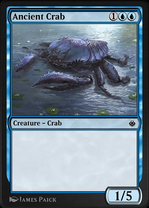 Ancient Crab highlighted card art