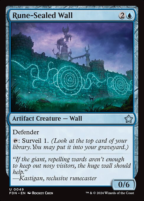 Rune-Sealed Wall highlighted card art