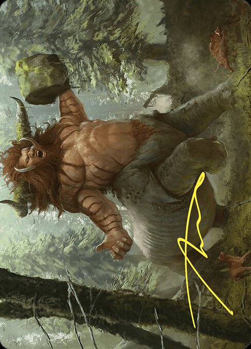 Stonehoof Chieftain // Stonehoof Chieftain highlighted card art