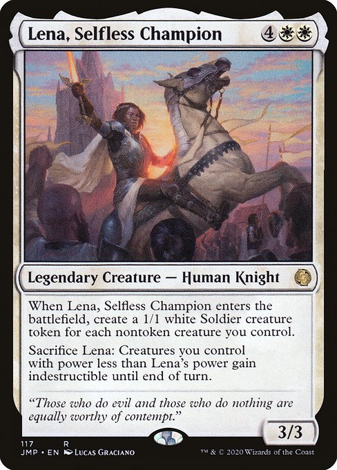 Lena, Selfless Champion highlighted card art