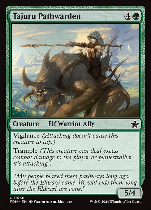 Tajuru Pathwarden from Foundations