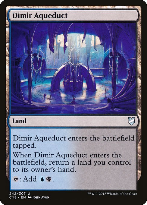 Dimir Aqueduct from Commander 2018