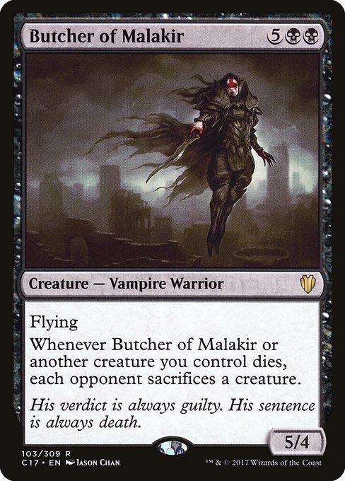 Butcher of Malakir from Commander 2017