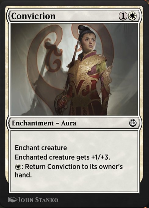 Conviction highlighted card art