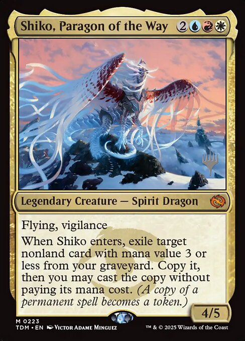 Shiko, Paragon of the Way from Tarkir: Dragonstorm Promos