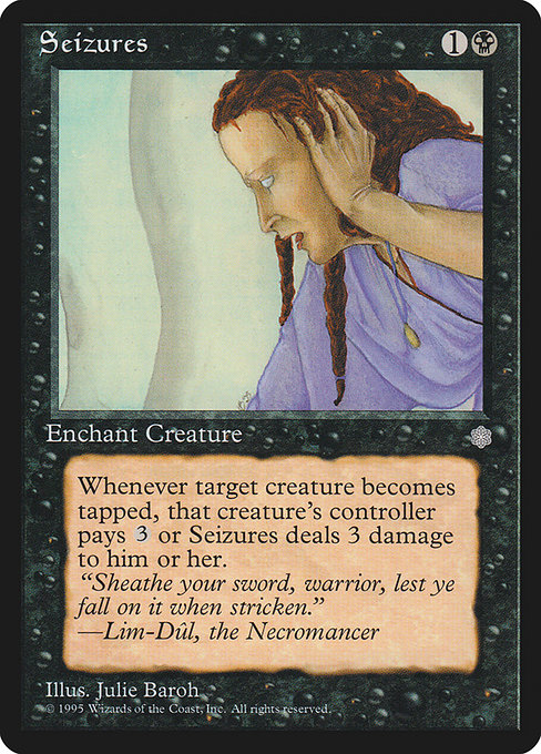 Seizures highlighted card art