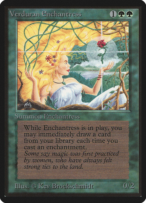 Verduran Enchantress from Limited Edition Beta