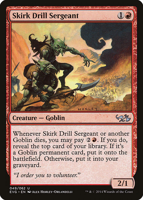 Skirk Drill Sergeant highlighted card art