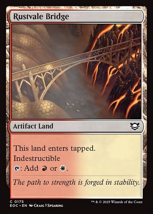 Rustvale Bridge highlighted card art