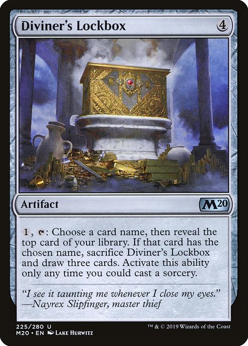 Diviner's Lockbox highlighted card art