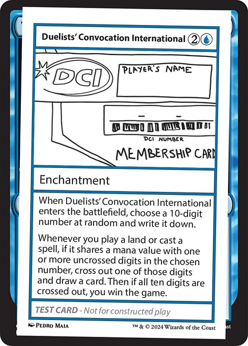 Duelists' Convocation International highlighted card art