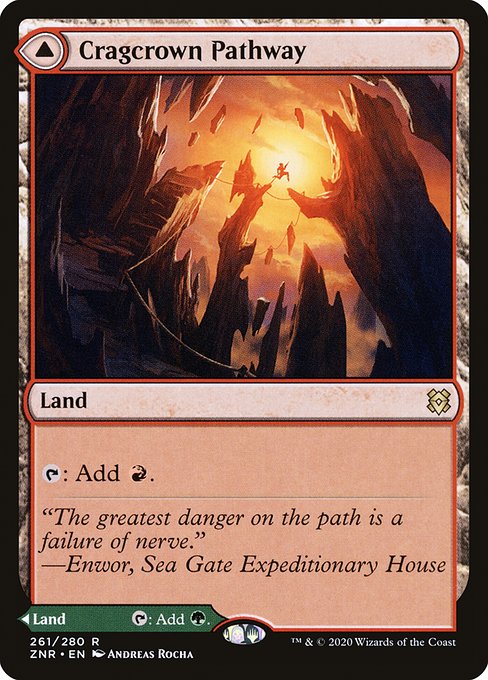 Cragcrown Pathway // Timbercrown Pathway from Zendikar Rising