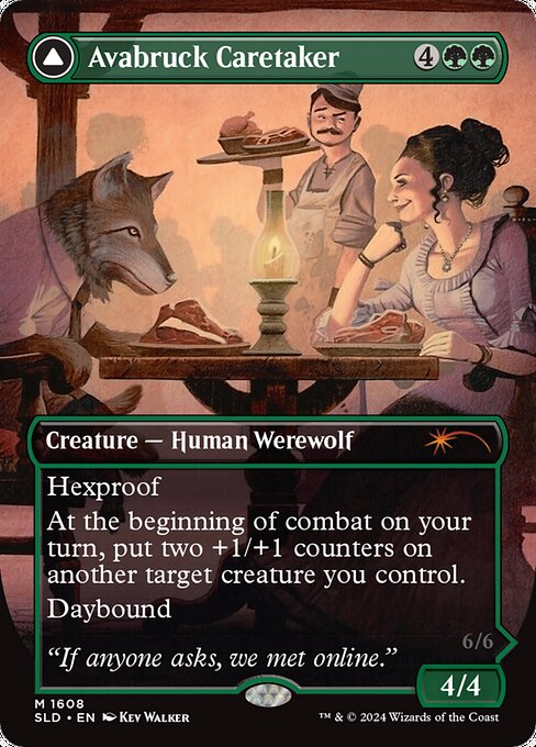 Avabruck Caretaker // Hollowhenge Huntmaster from Secret Lair Drop