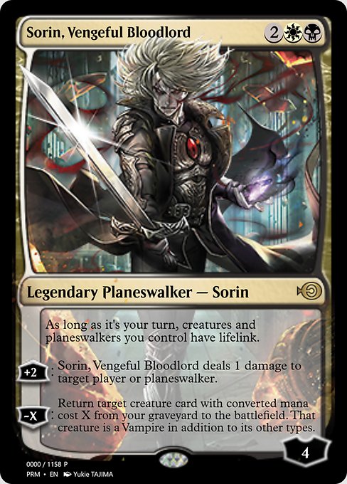 Sorin, Vengeful Bloodlord from Magic Online Promos