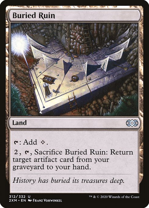 Buried Ruin from Double Masters
