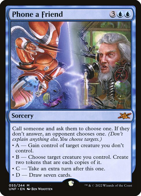 Phone a Friend from Unfinity