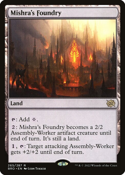 Mishra's Foundry from The Brothers' War