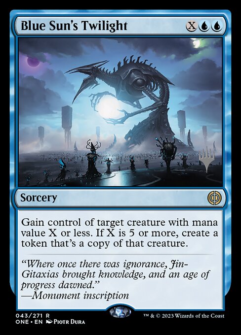 Blue Sun's Twilight from Phyrexia: All Will Be One Promos