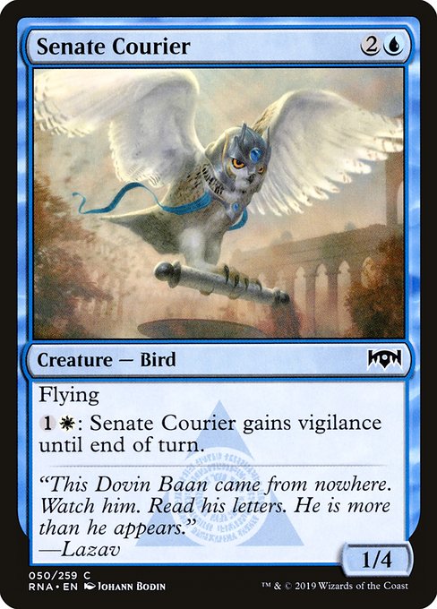 Senate Courier highlighted card art
