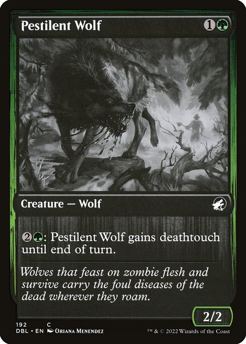 Pestilent Wolf from Innistrad: Double Feature