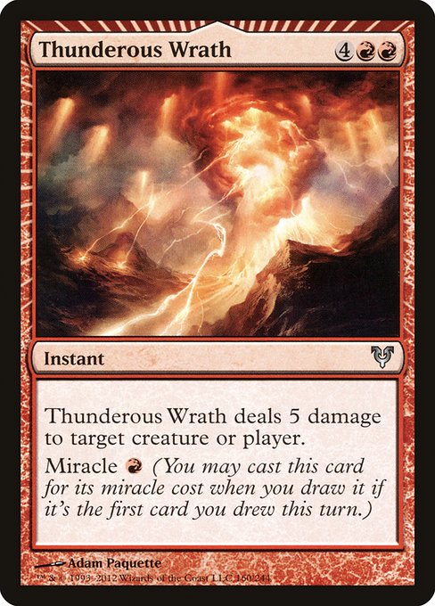 Thunderous Wrath from Avacyn Restored