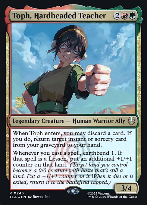 Toph, Hardheaded Teacher from Avatar: The Last Airbender Promos