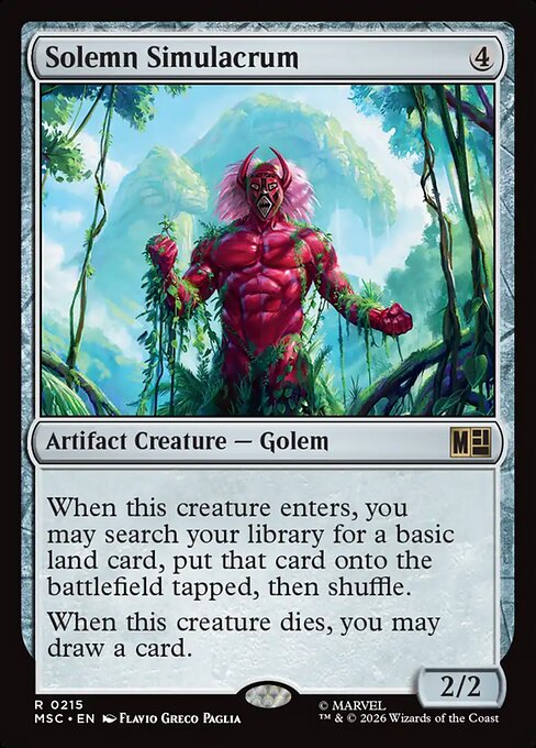 Solemn Simulacrum from Marvel Super Heroes Commander