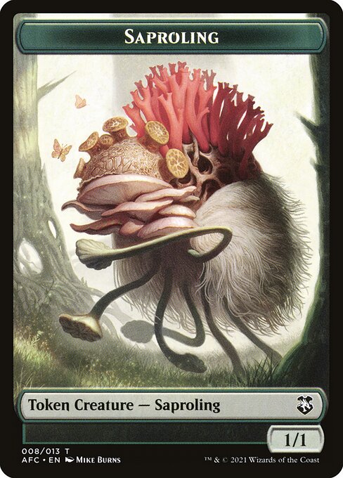Saproling from Forgotten Realms Commander Tokens